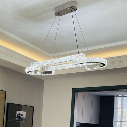 One Ring Oval  LED Chandelier