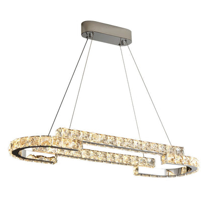 One Ring Oval  LED Chandelier