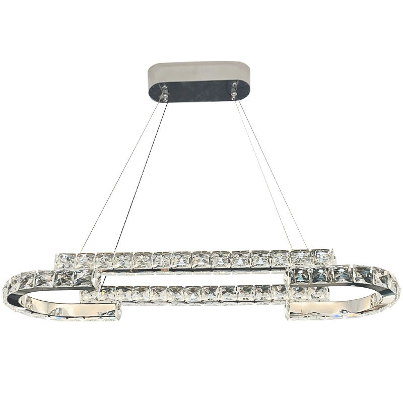 One Ring Oval  LED Chandelier