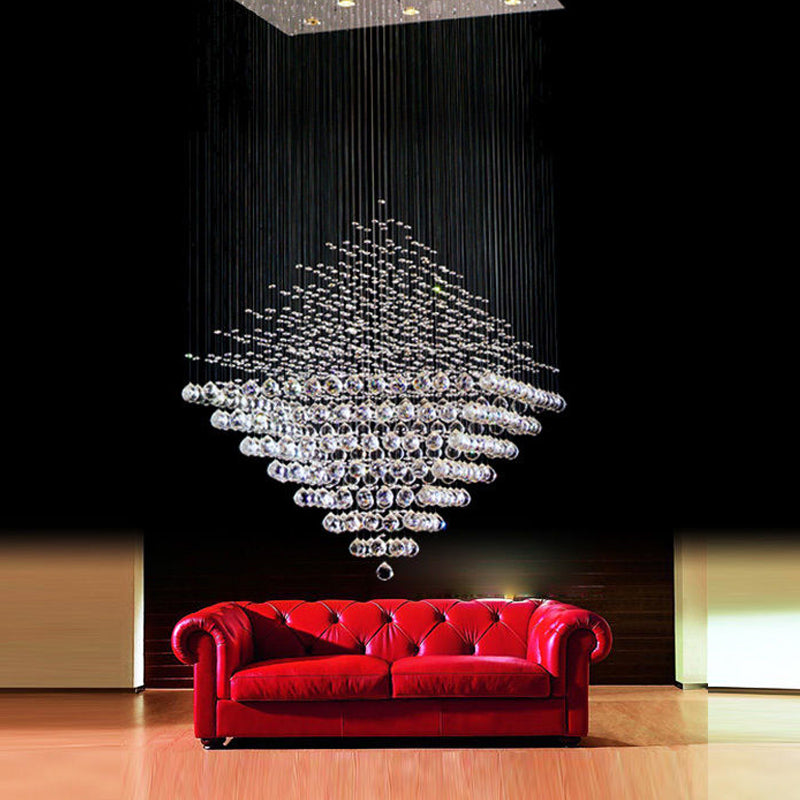 Diamond Shape Crystal Chandelier