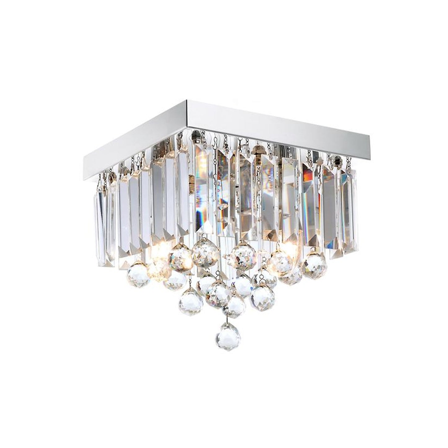 Modern Crystal Raindrop Ceiling Lighting