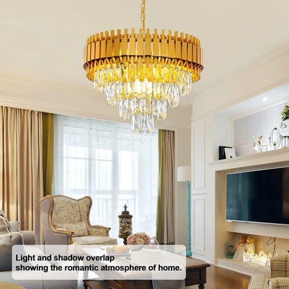 Modern Crystal Chandeliers for Dining Room