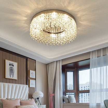 Modern  Crystal Flush Mount Ceiling Light