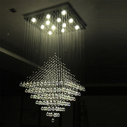 Diamond Shape Crystal Chandelier