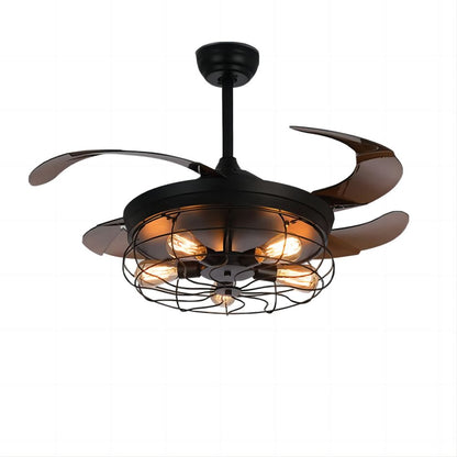 Industrial Ceiling Fan with Retractable Blades