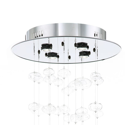 Round Base Bubble Glass Chandelier - Ceiling Light