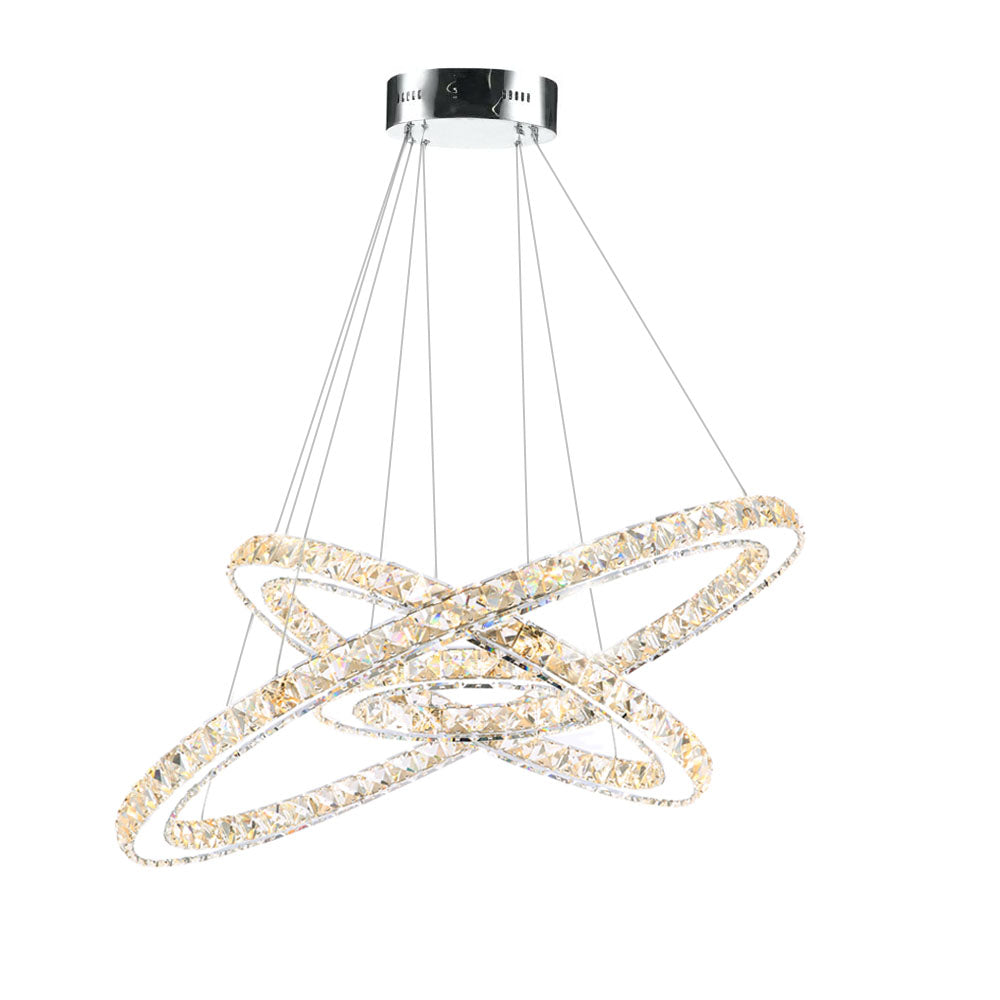 Crystal Ring Chandelier - Multi-Ring Choices