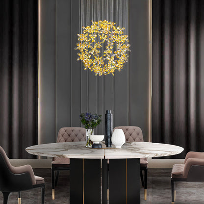 Restaurant Crystal Chandelier Circular Living Room Chandelier