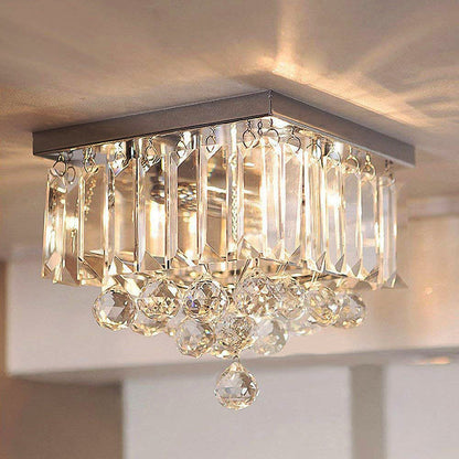 Modern Crystal Raindrop Ceiling Lighting