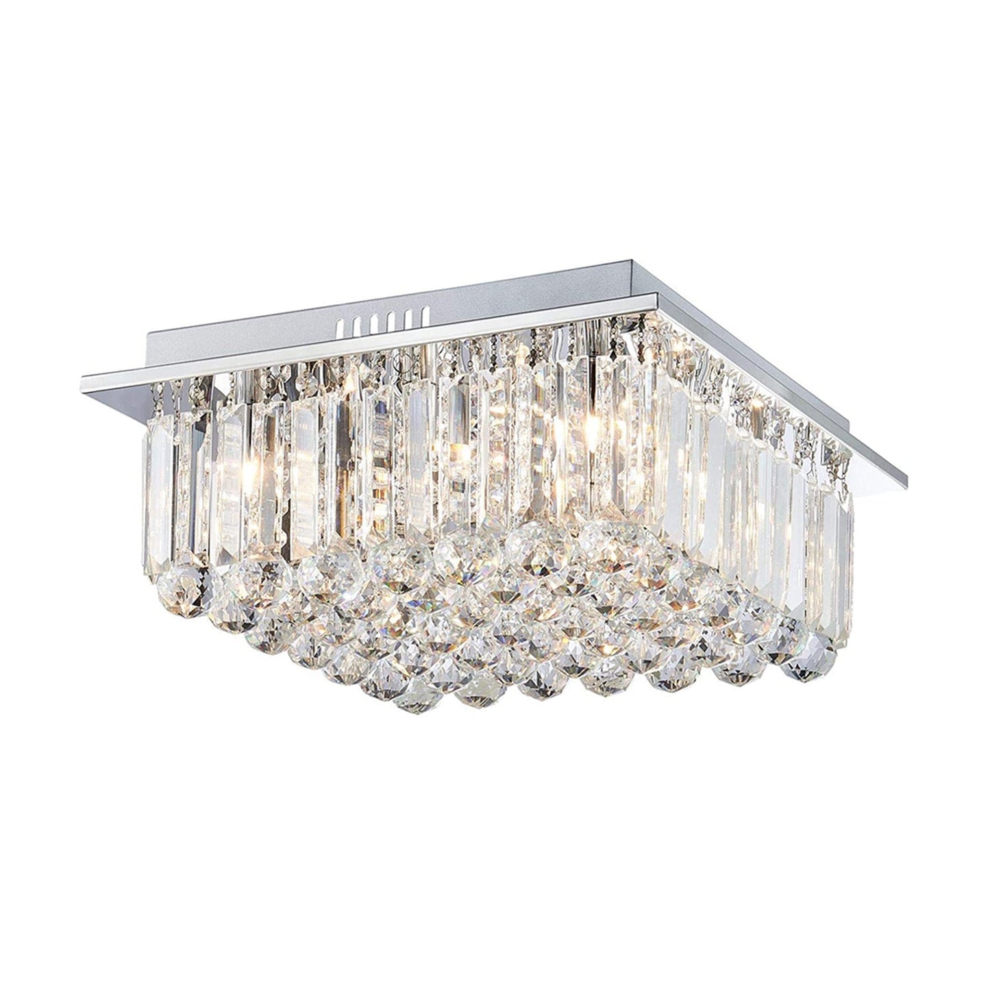 Square Raindrop Crystal Chandelier - Ceiling Light