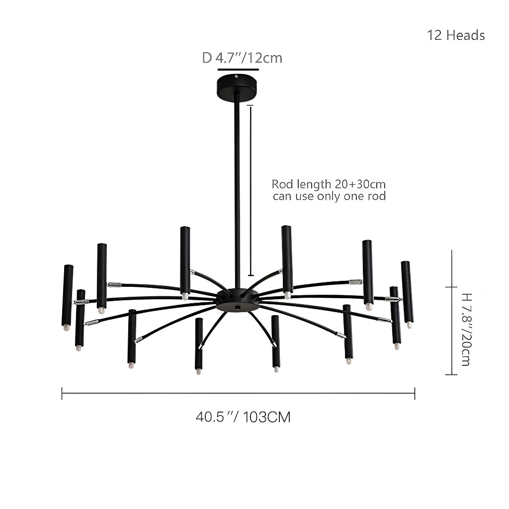 Modern Black Wagon Wheel Hanging Led Ceiling Chandeliers