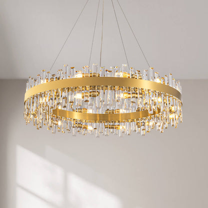 Aurum Luxury Gold Crystal Chandelier