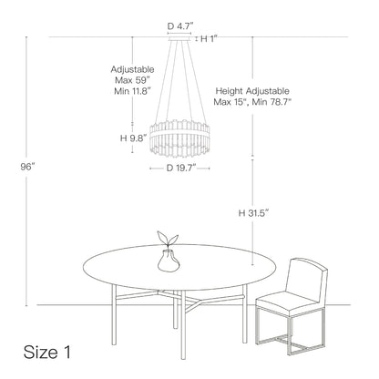 Aurum Luxury Gold Crystal Chandelier