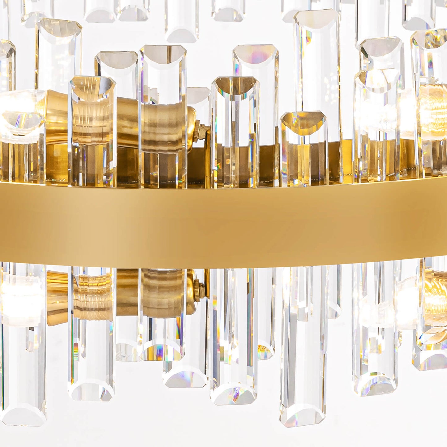 Aurum Luxury Gold Crystal Chandelier