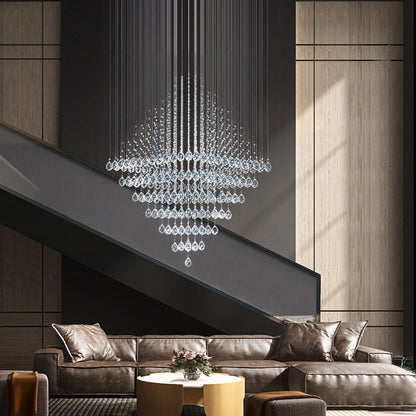 Diamond Shape Crystal Chandelier