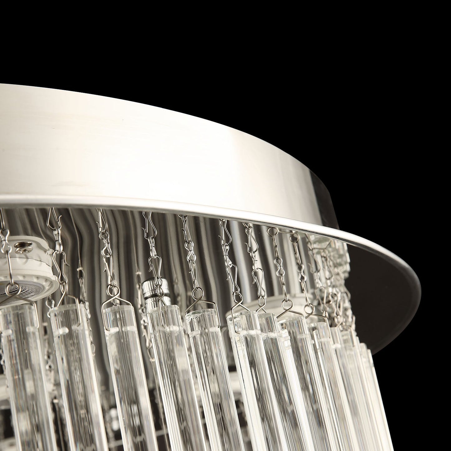 Multi Layers Round Raindrop Chandelier - Ceiling Light