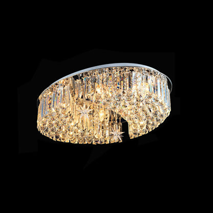 Elegant Moons and Stars Crystal  Chandelier - Ceiling Light