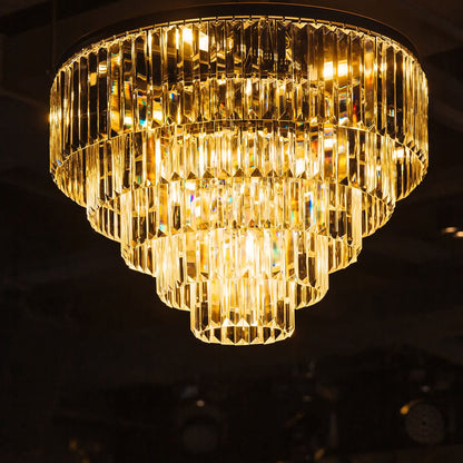 Five & Seven Tiers Crystal Chandelier - Pendant Light