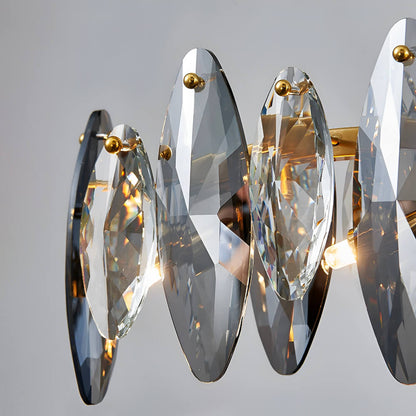 Modern Unique Wave Crystal Chandelier