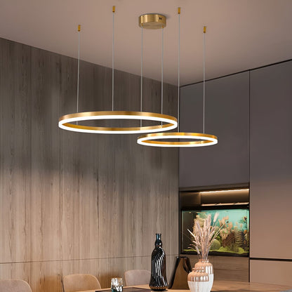 Nordic Elegance Modern Tiered Rings Pendant Light for Stylish Living Spaces