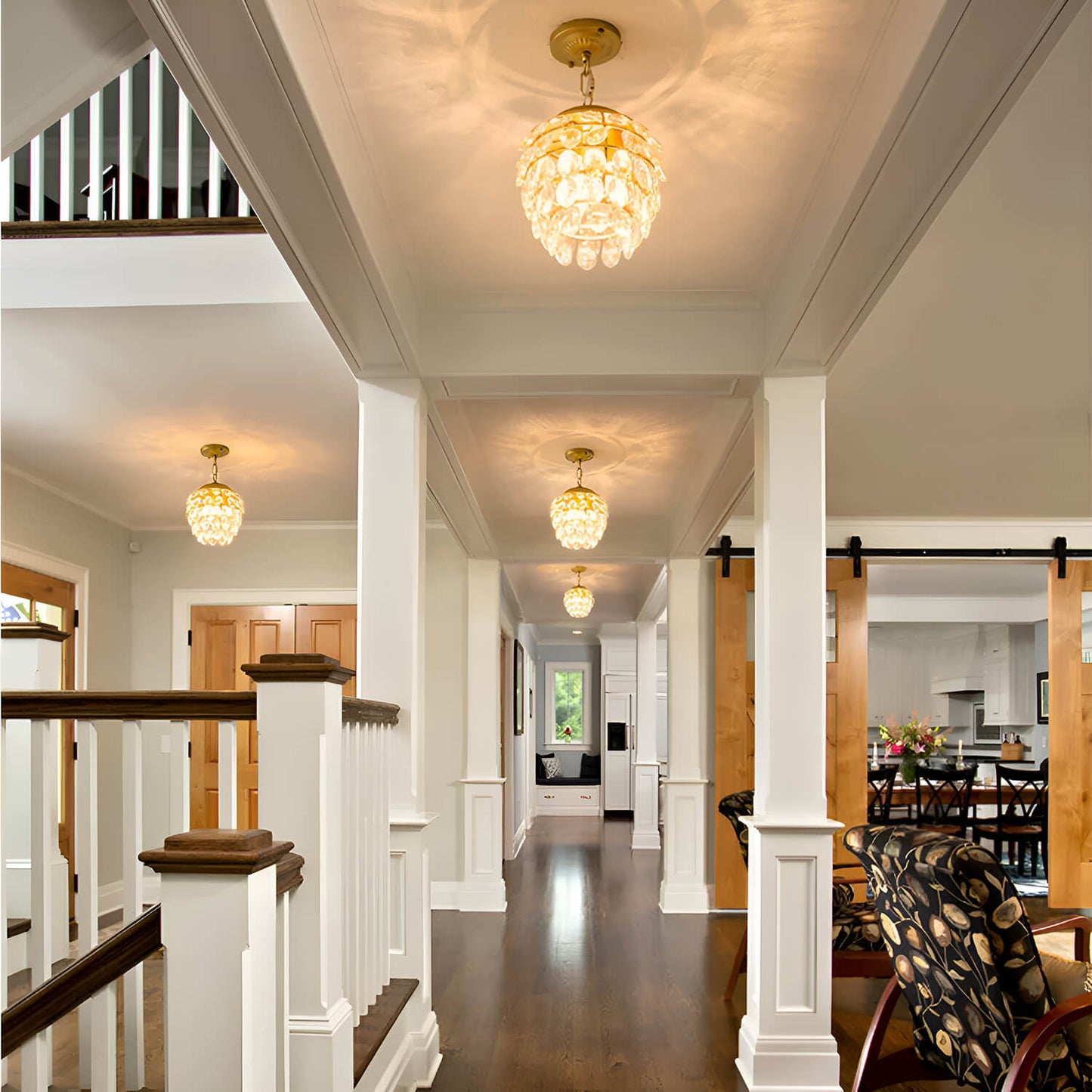 Pine Cone Shape Crystal Chandelier