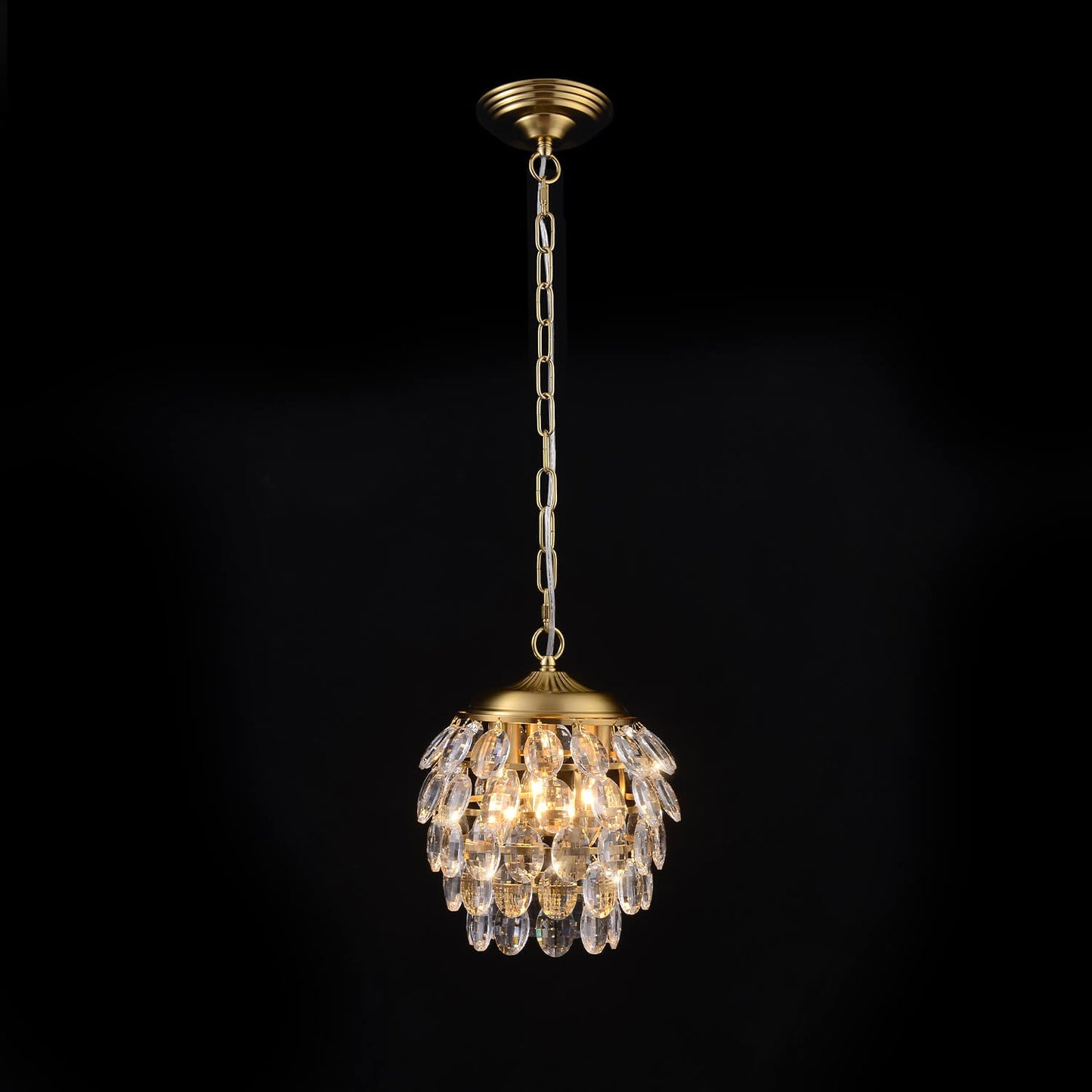 Pine Cone Shape Crystal Chandelier